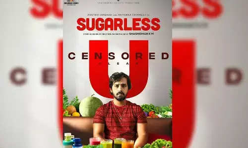 Pruthvi Ambaar-starrer ‘Sugarless’ gets ‘U’ certificate
