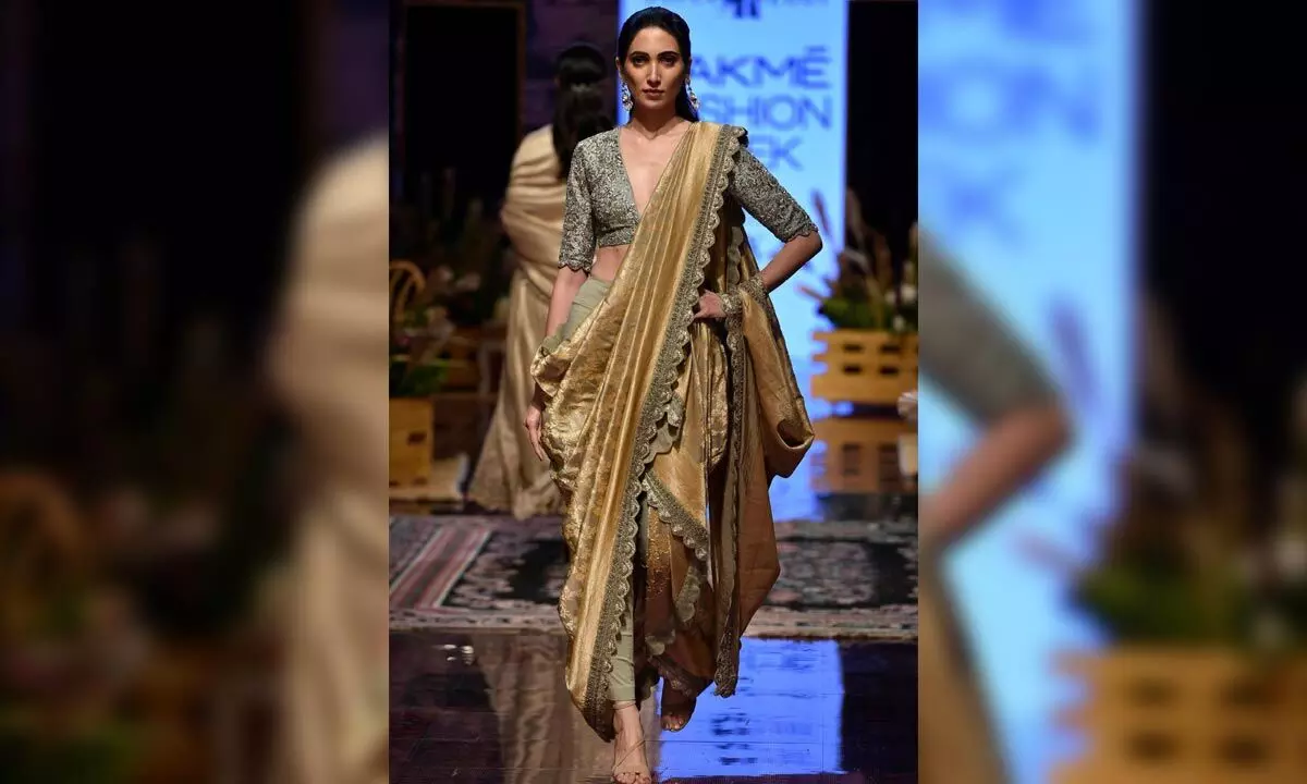 Ways of Styling and Draping A Khadi Saree