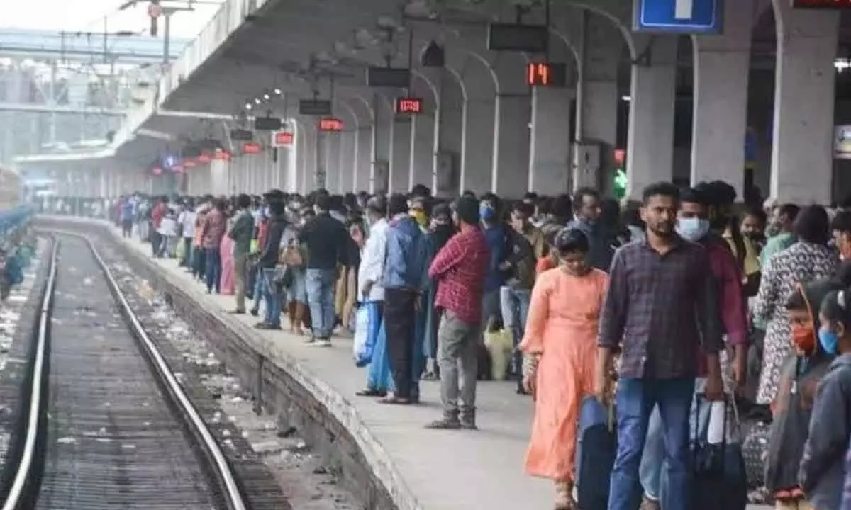 Secunderabad railway station sees surge in footfalls