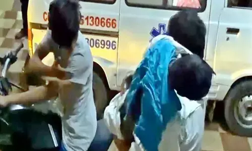 Father drives son dead body on scooter in Tirupati due to ambulance drivers atrocity, probe begins
