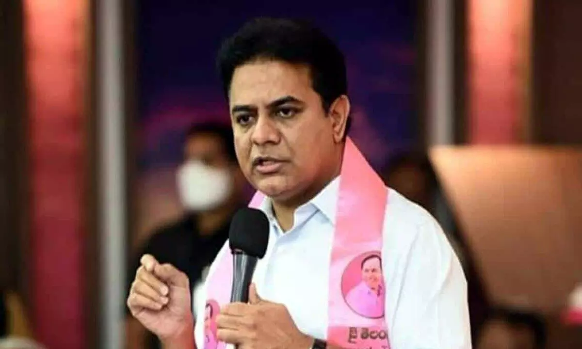 KTR continues tirade against BJP on Twitter
