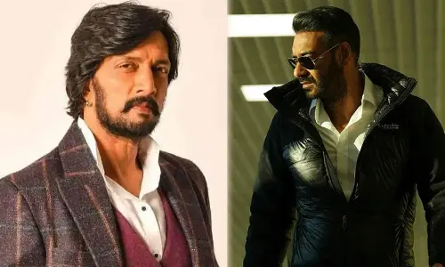 Kichcha Sudeep and Ajay Devgn