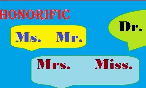 The saga of honorifics in India