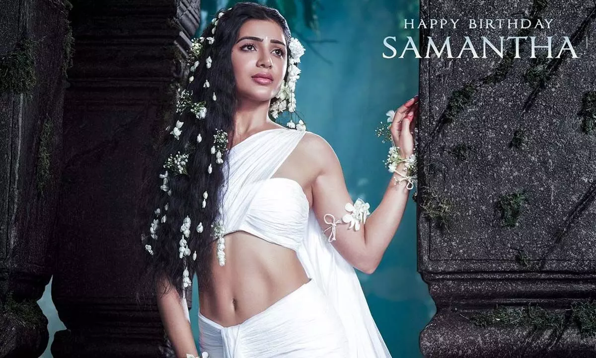 HBD Samantha: Team Shaakuntalam Surprises Unveiling A Surreal Poster Of Princess Shakuntala