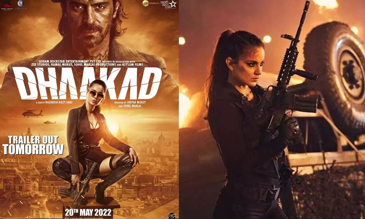Kangana Ranaut And Arjun Rampal’s Dhaakad Trailer Will Be Out On This Date