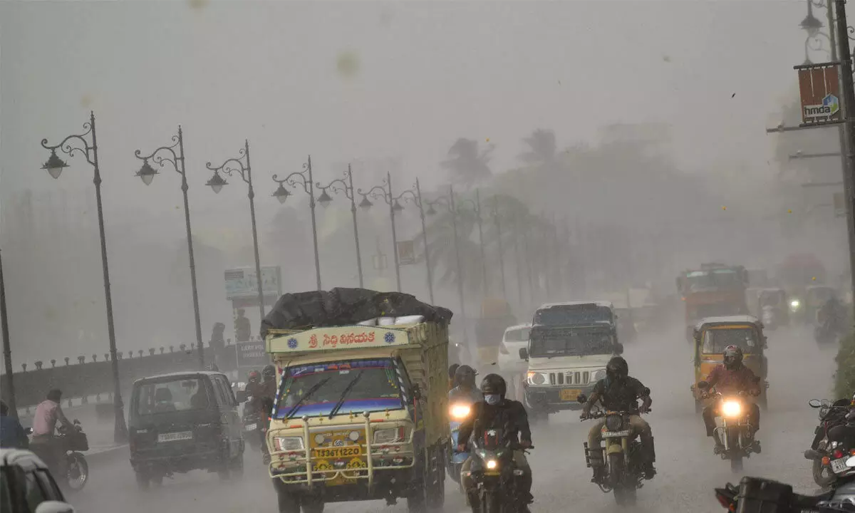 Sudden rains take city by surprise