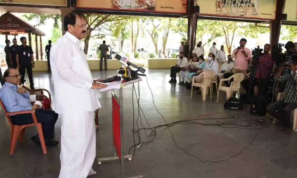 Healthy lifestyle must for a strong nation: Venkaiah