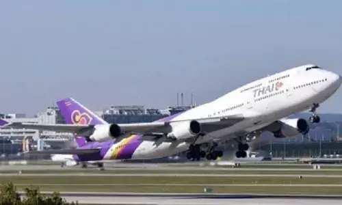 Tyre of Thai Airways plane bursts, 150 people escape unhurt