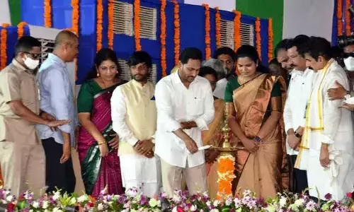 Visakhapatnam: Massive Crowds Throng CMs house pattas function