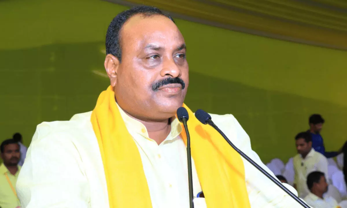 TDP state president K Atchannaidu