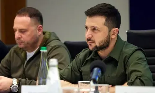 Ukrainian President Volodymyr Zelensky