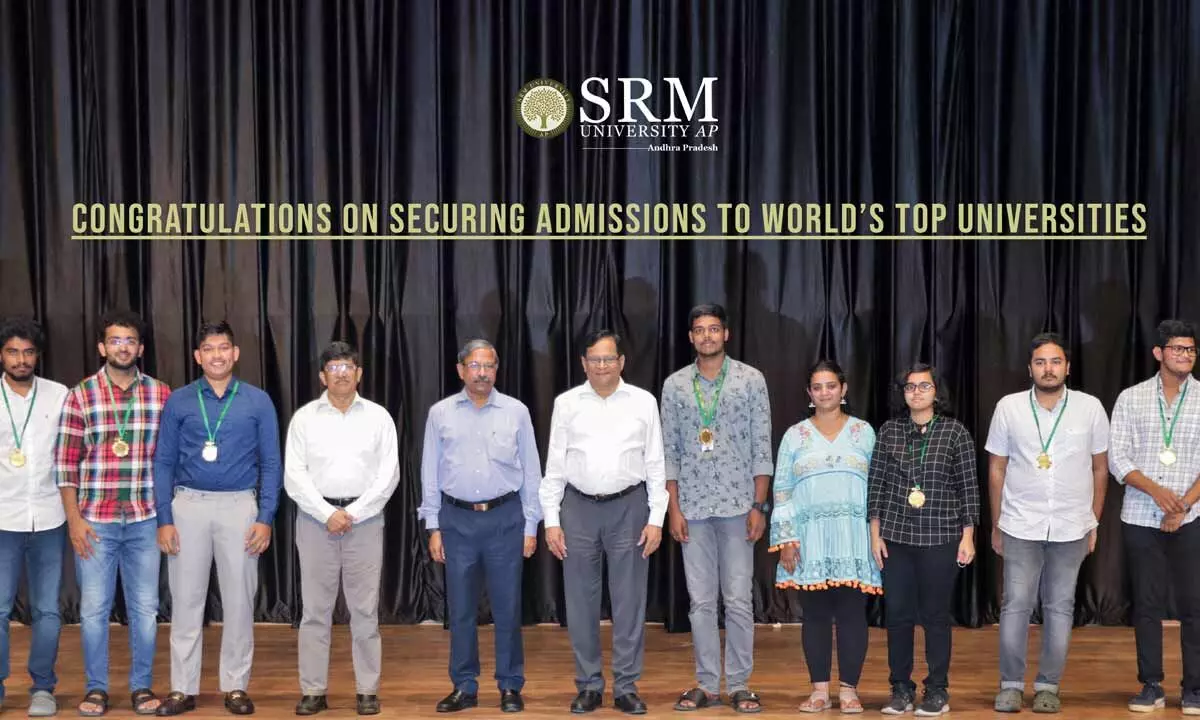 Students of SRM get admissions to world’s top universities