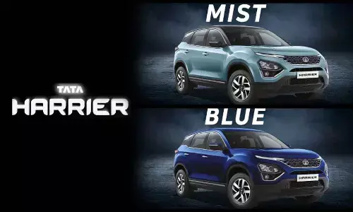 Presently Harrier is now offered in 7 color choices such as Royal Blue, Tropical Mist, Grassland Beige, Oberon Black, Daytona Grey, Orcus White and Calypso Red.