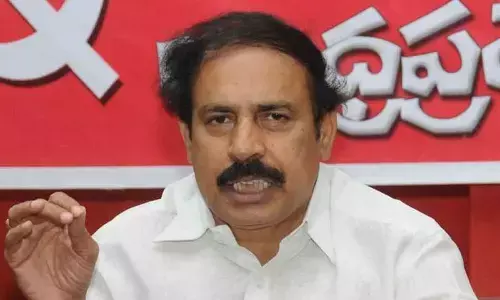 CPI State secretary K Ramakrishna