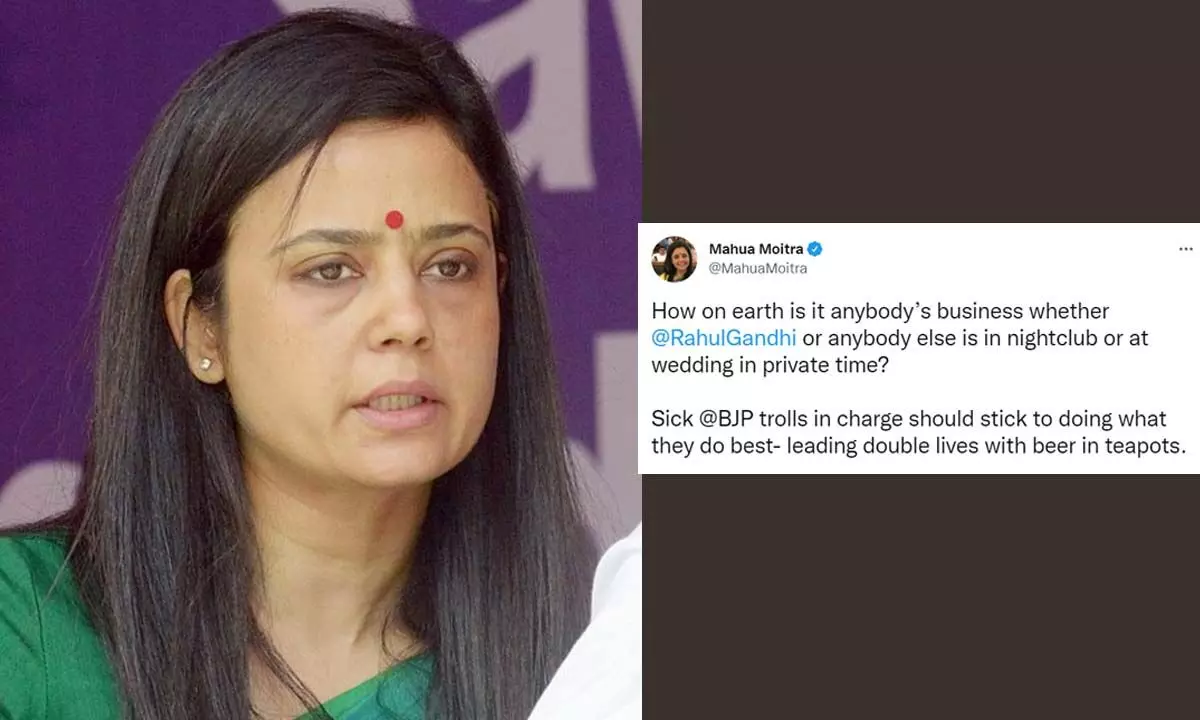 Mahua Moitra comes out in support of Rahul Gandhi over nightclub video