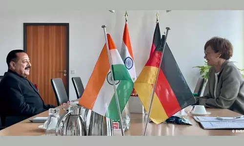 Minister Jitendra Singh and German Education and Research Minister, Bettina Stark-Watzinger