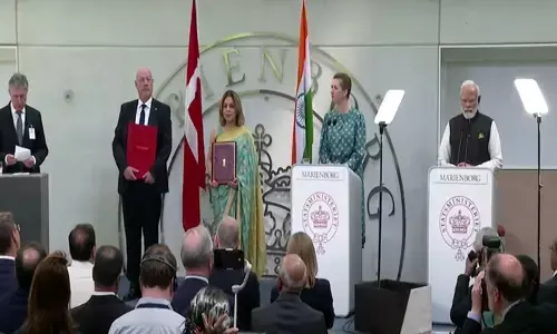 Modi, Denmark PM hold talks, review progress of Green Strategic Partnership