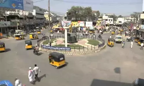 Deserted roads in Mahabubnagar district on Tuesday