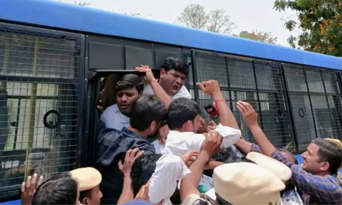 Hyderabad: Many OU students arrested