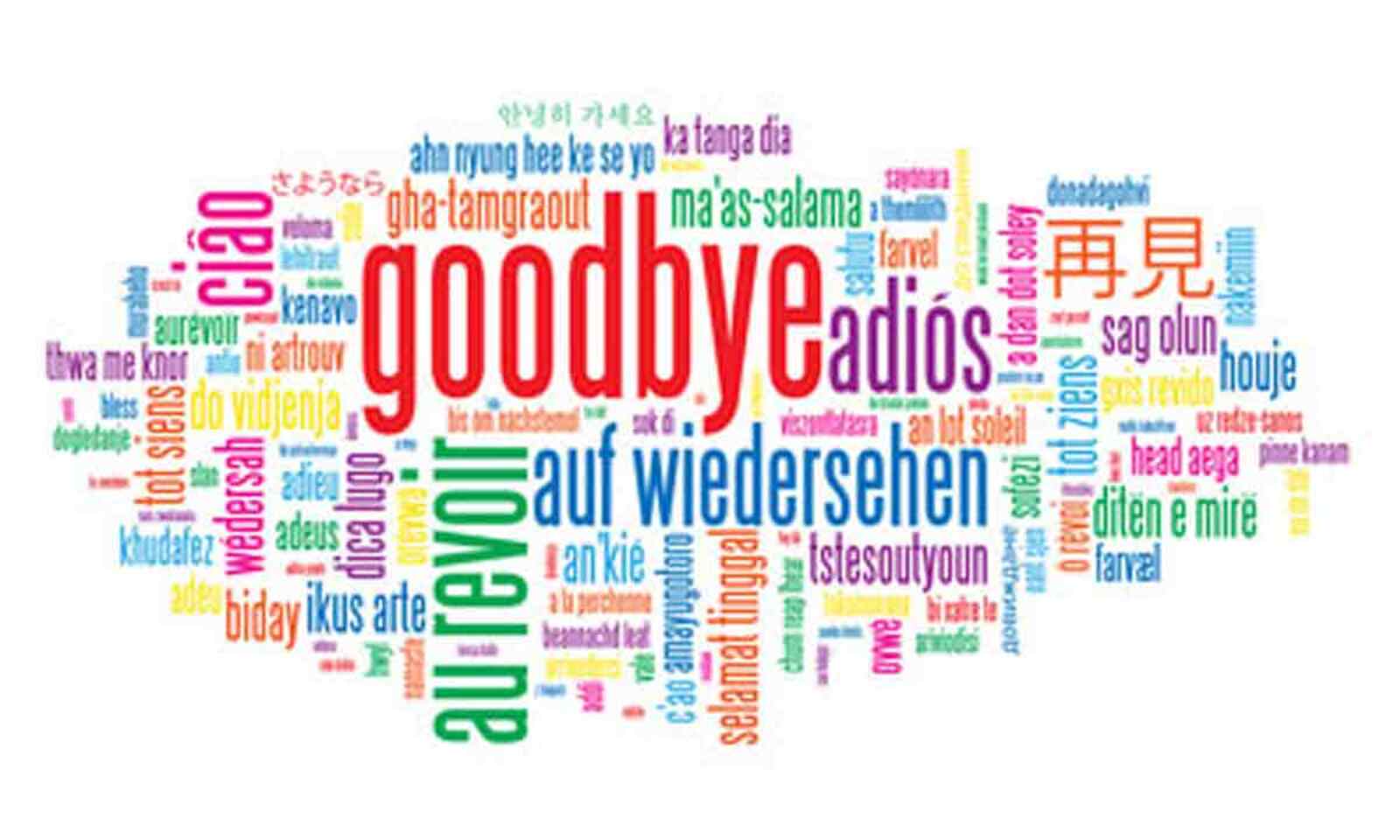 125 Ways To Say GOODBYE In Different Languages (WITH, 41% OFF