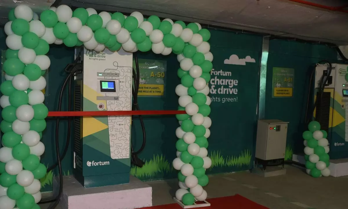 Fortum Charge commissions 50-point public EV charging hub