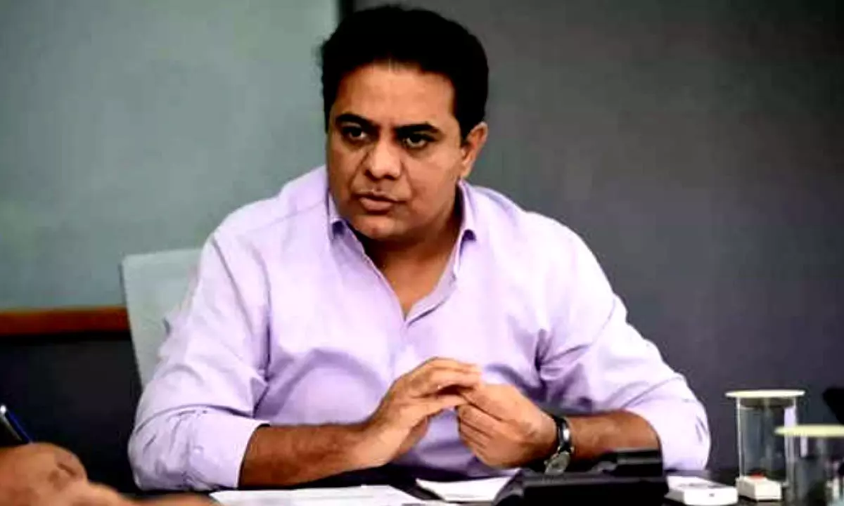 The State IT Minister KT Rama Rao