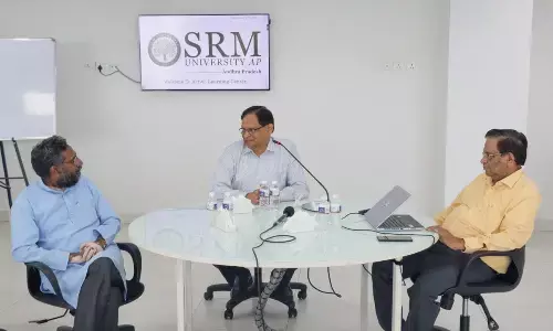 SRM University-AP organised an interactive session with Prof B S Murty, Director, IIT Hyderabad on Saturday