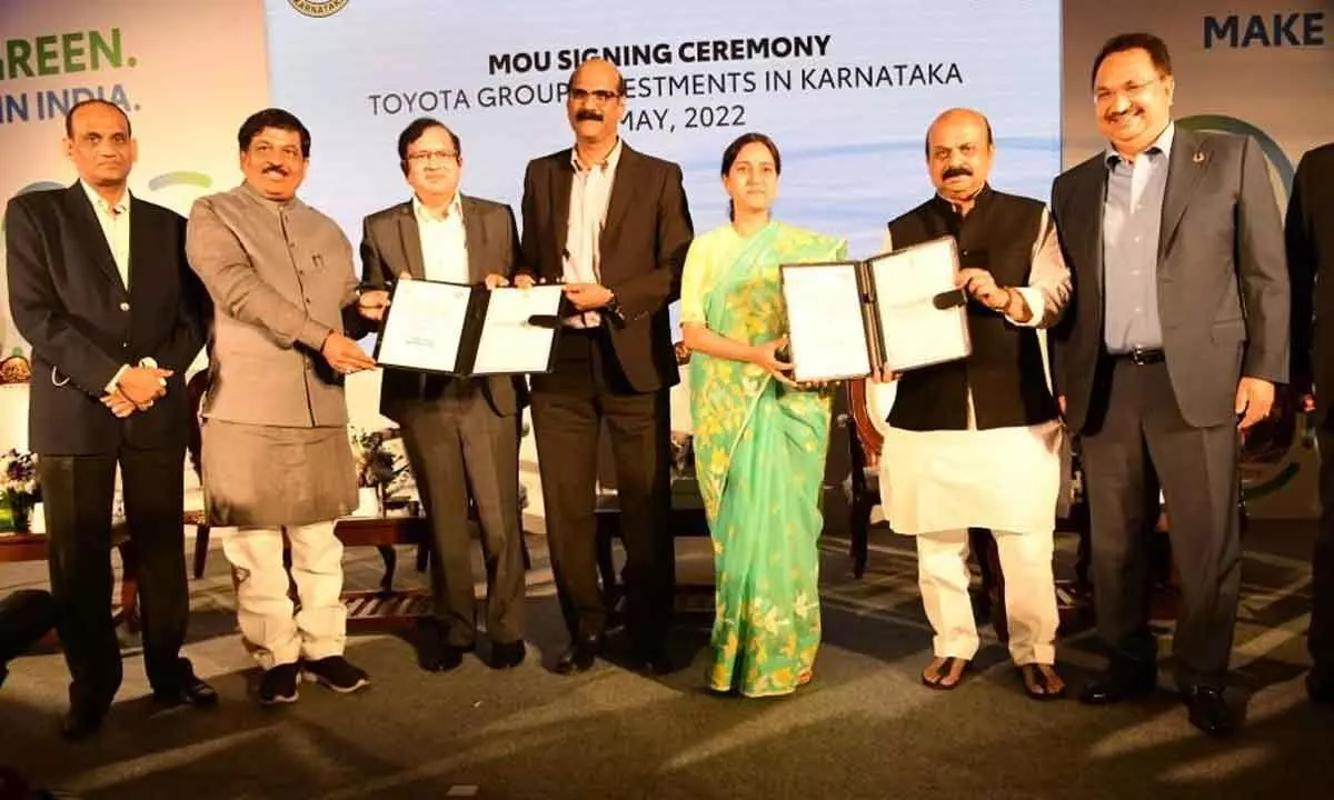 Toyota Group signs MoU with Karnataka govt for Rs 4,800 cr investments