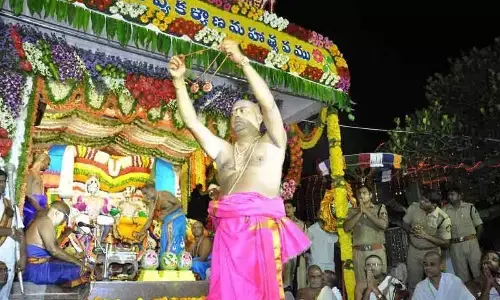 Celestial wedding of Lord Sri Satyanarayana Swamy at Annavaram (file photo)