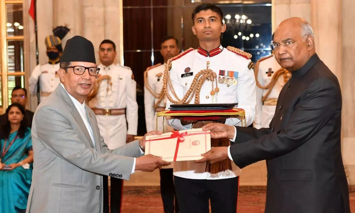 New Nepal, Sudan, Slovak envoys present credentials to President