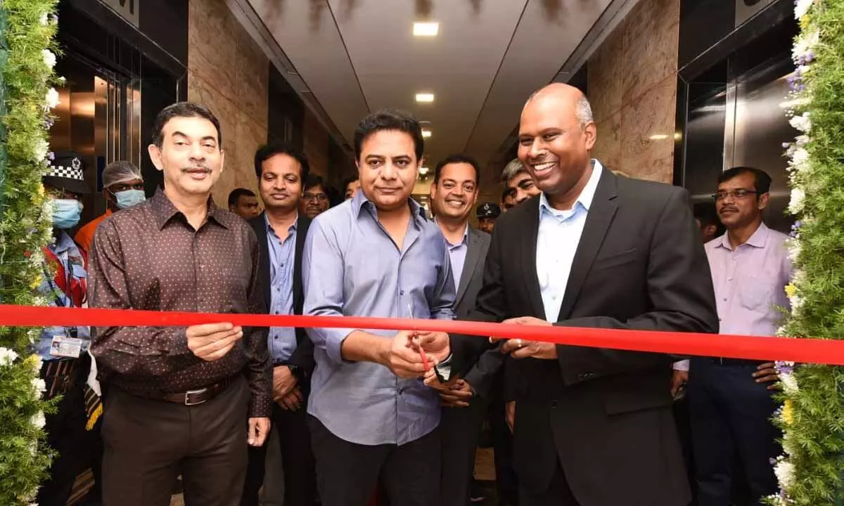 Minister KTR inaugurates the American Callaway Golf Digitech Centre in Hyderabad