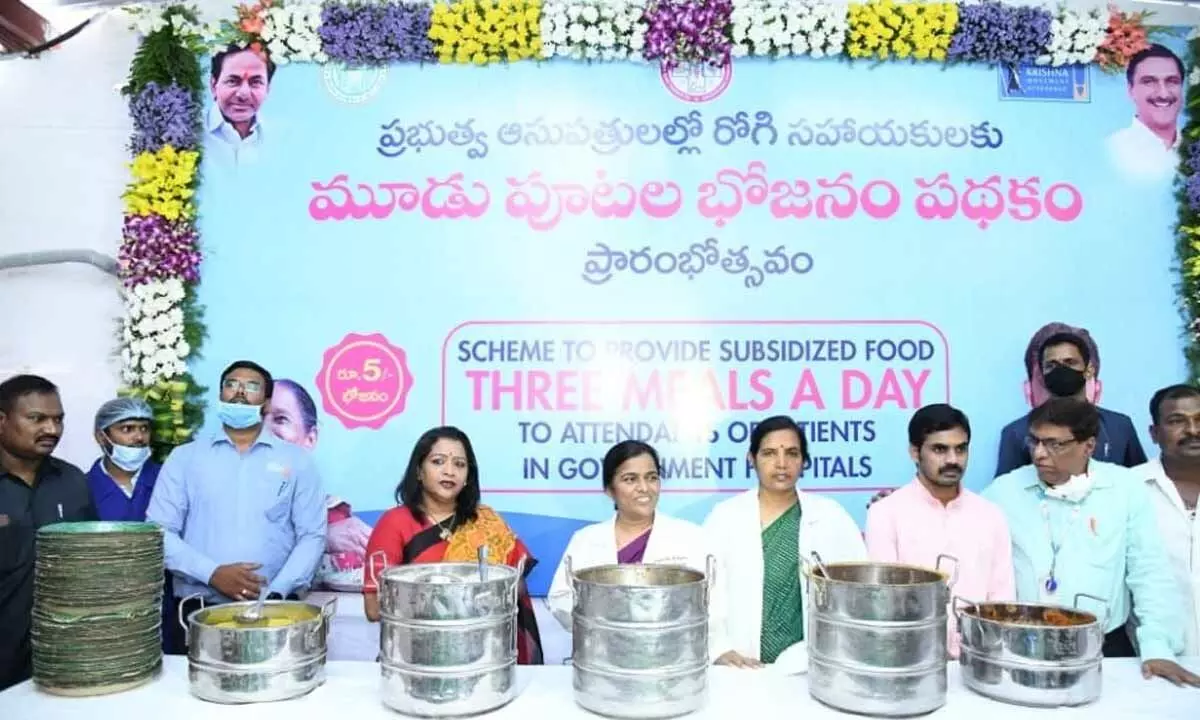 GHMC Mayor inaugurates 3-course meal at two government hospitals in Hyderabad