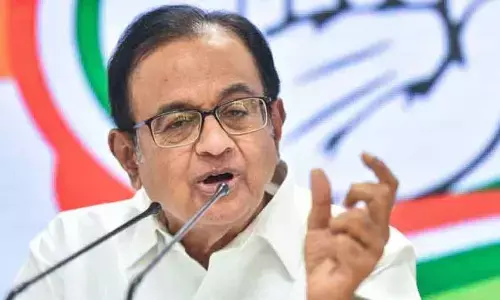 Former Home Minister P. Chidambaram