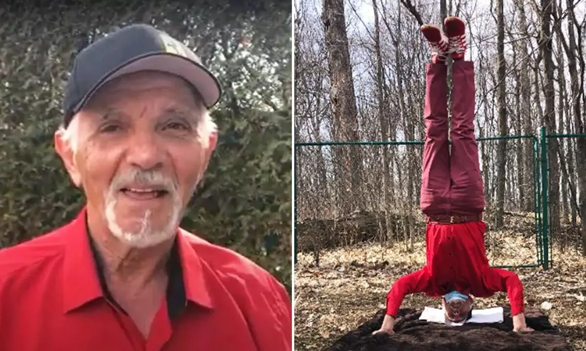 75 Years Old Man Achieved Guinness World Record For Being The Oldest Person To Perform Headstand