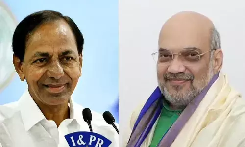 KCR and Amit Shah