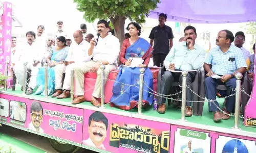MLA Mainampalli Hanmantha Rao holds public darbar, says working hard for development of Malkajgiri