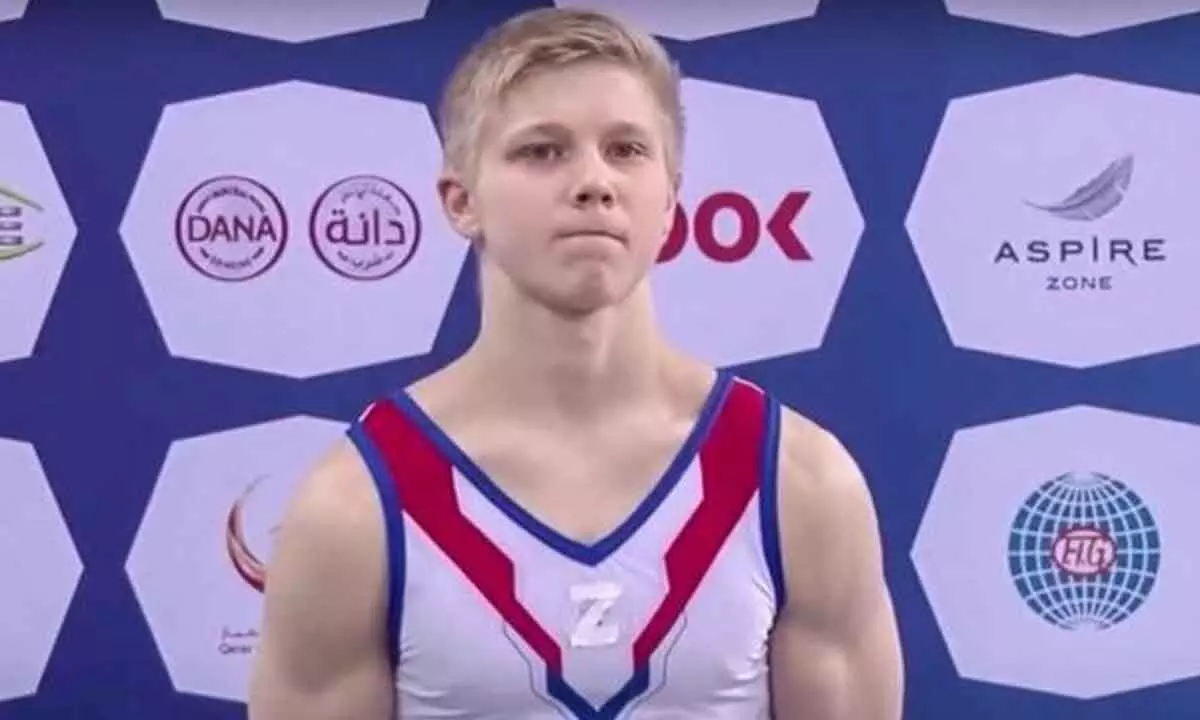 Russian gymnast Ivan Kuliak
