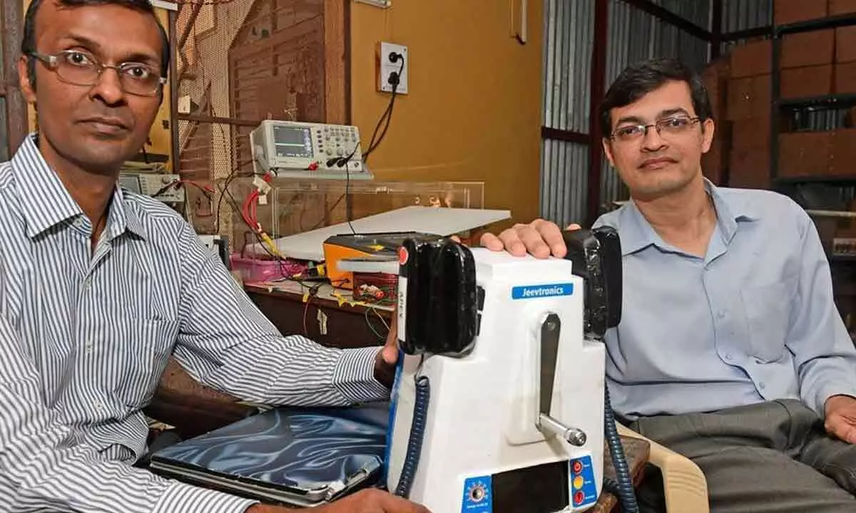 Jeevtronics defibrillator helping patients who suffer cardiac arrest