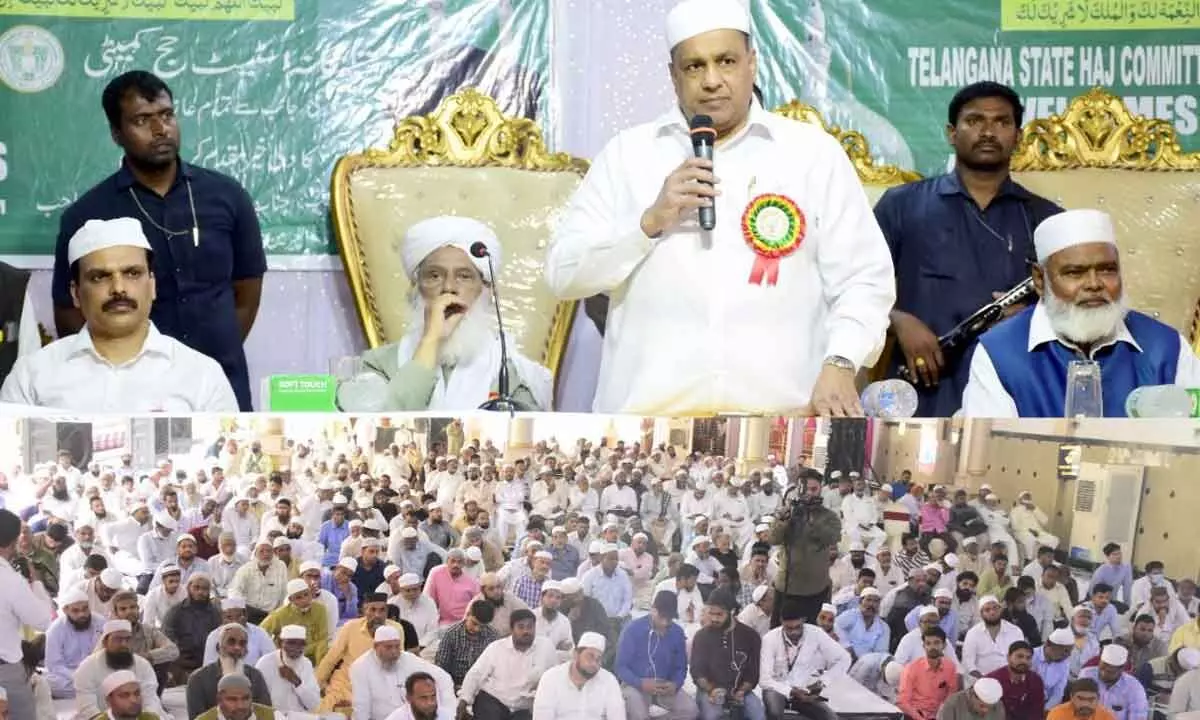 Hyderabad: First training camp for Haj pilgrims held