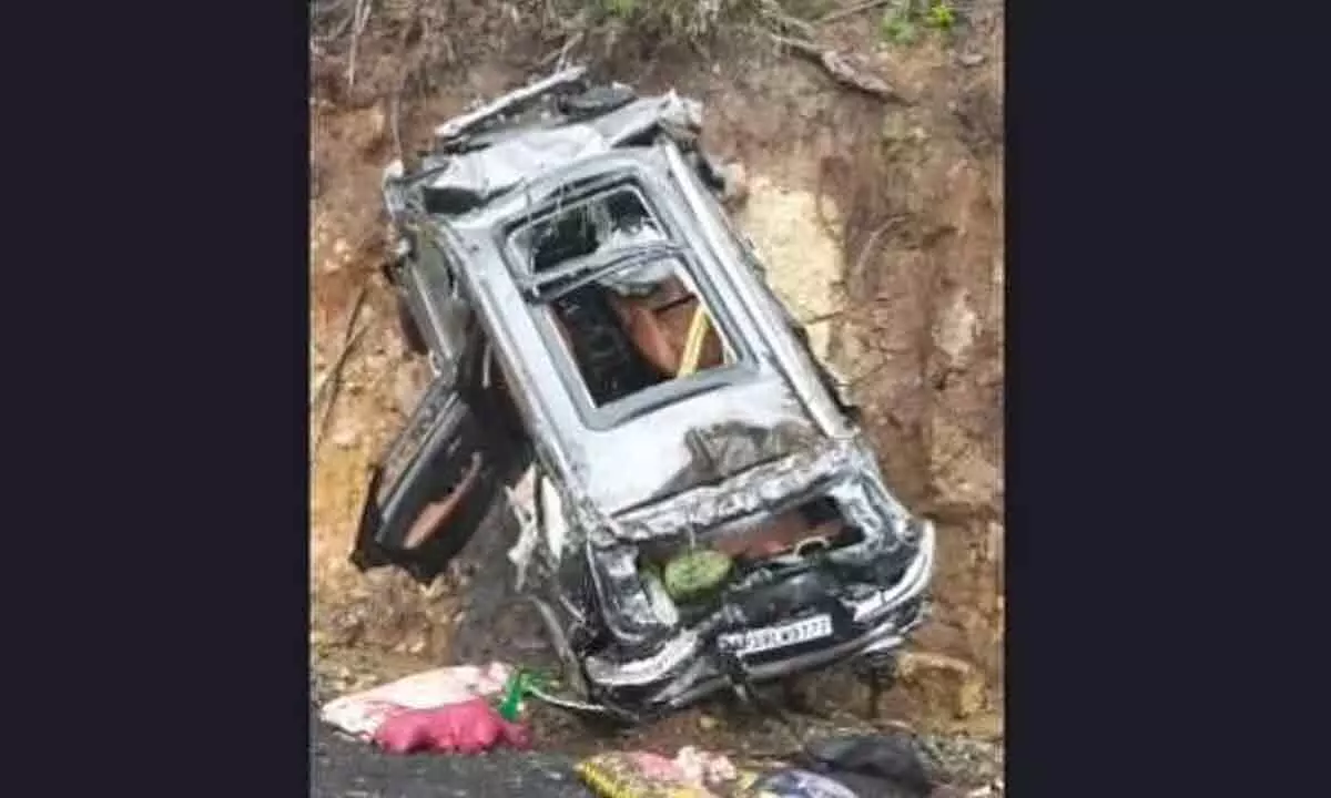 Man And His Daughter Died In A Car Accident In Munnar