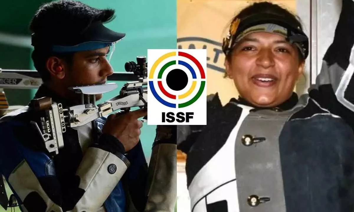 Sift-Surya win 50m rifle prone mixed silver, India finish on top