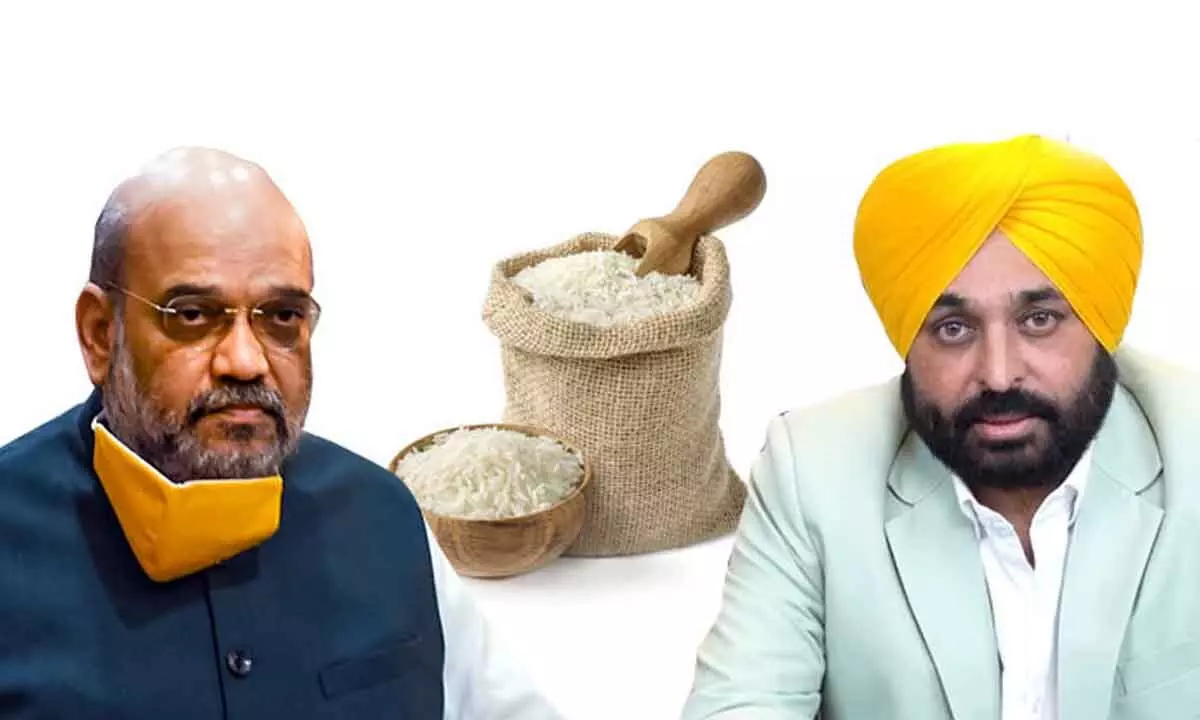 Union Home Minister Amit Shah; Punjab Chief Minister Bhagwant Mann