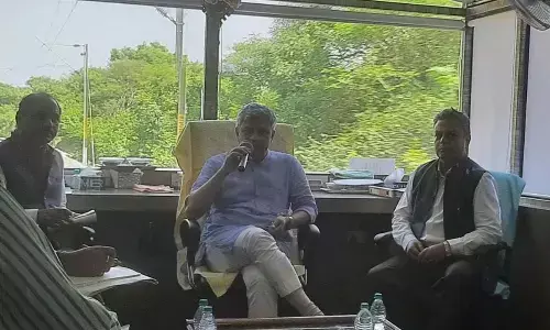 Railway minister inspects Chennai-Bengaluru section