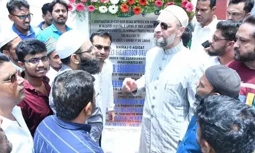 Asaduddin Owaisi launches developmental works worth Rs 127 cr