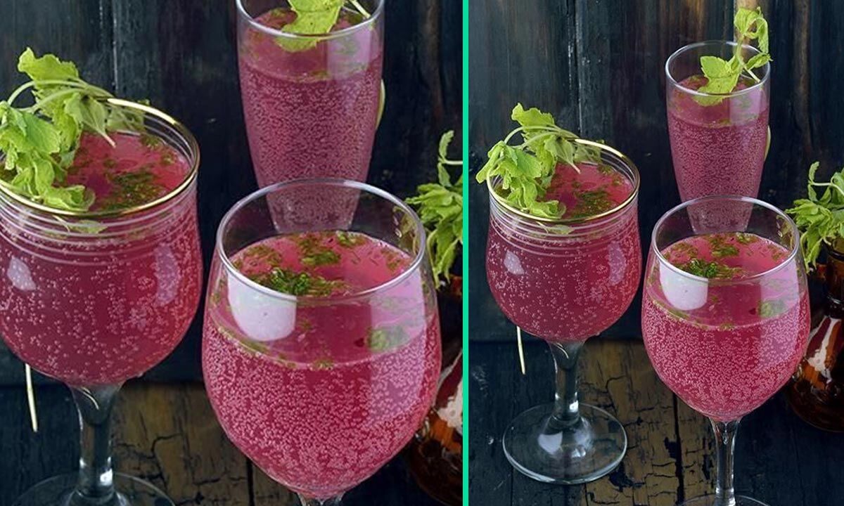 Pink Lemonade Indian Style Summer Lemonade Drink