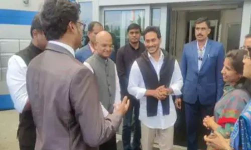 YS Jagan arrives in Davos, to participate in World Economic Forum today