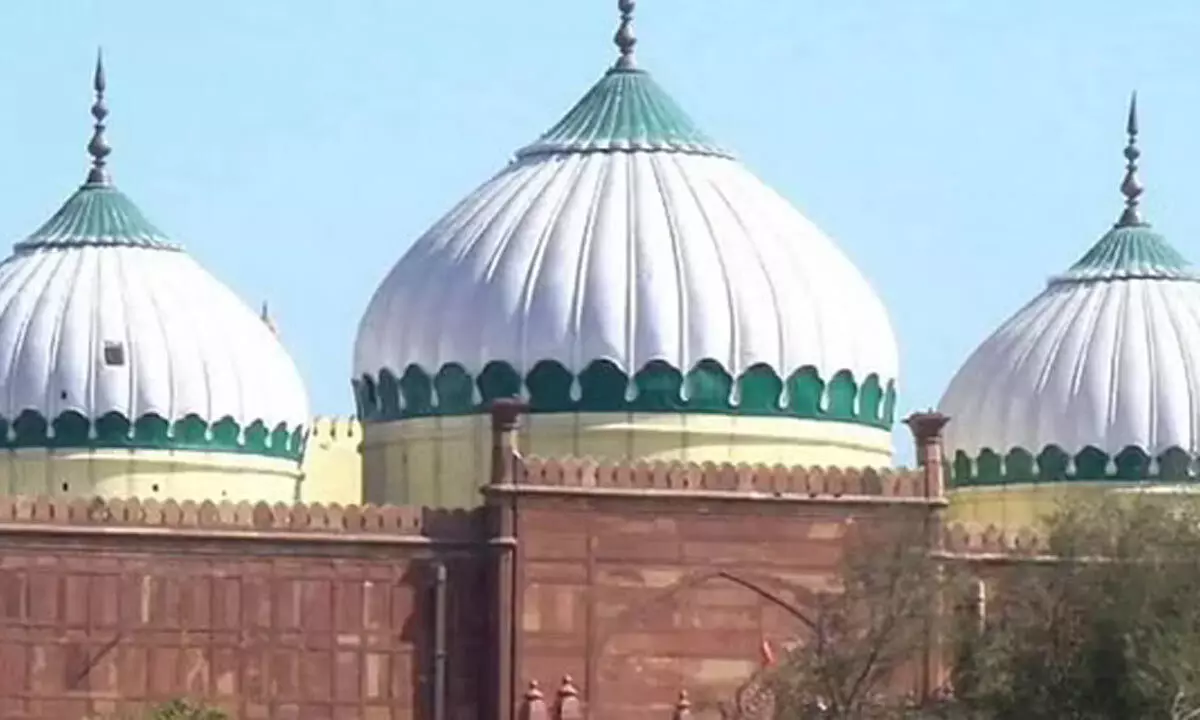 Shahi Idgah mosque in Mathura (Photo| Twitter)