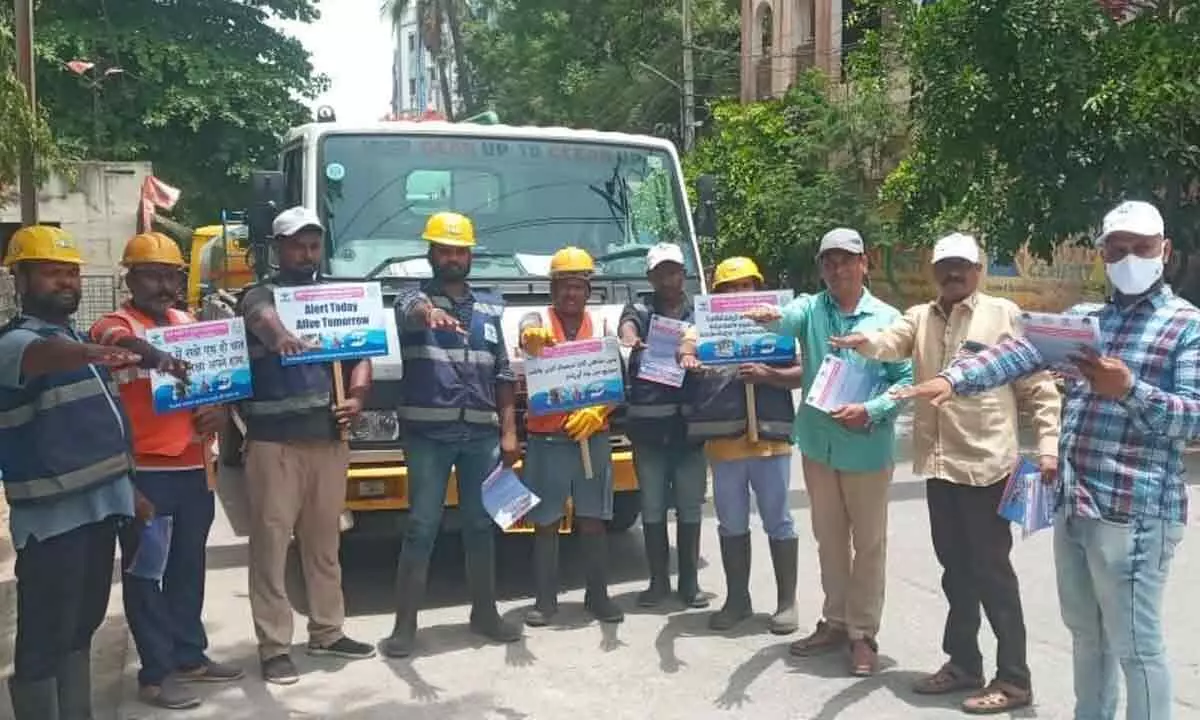 Hyderabad: Water Board holds Safety Awareness Week