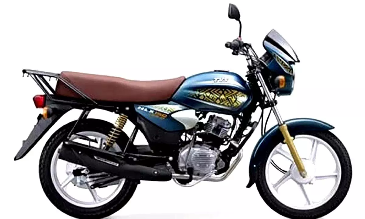 These Gold editions have been made to celebrate TVS two lakh sales of the HLX range
