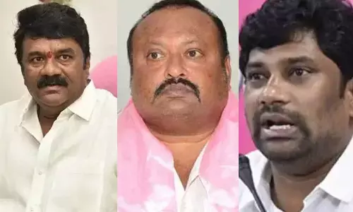 Talasani Srinivas Yadav, Gangula Kamalakar and Balka Suman